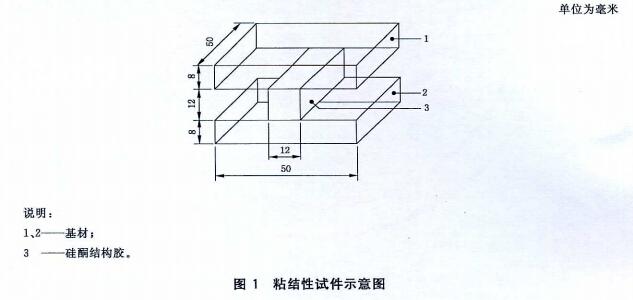 粘结件试件示意图