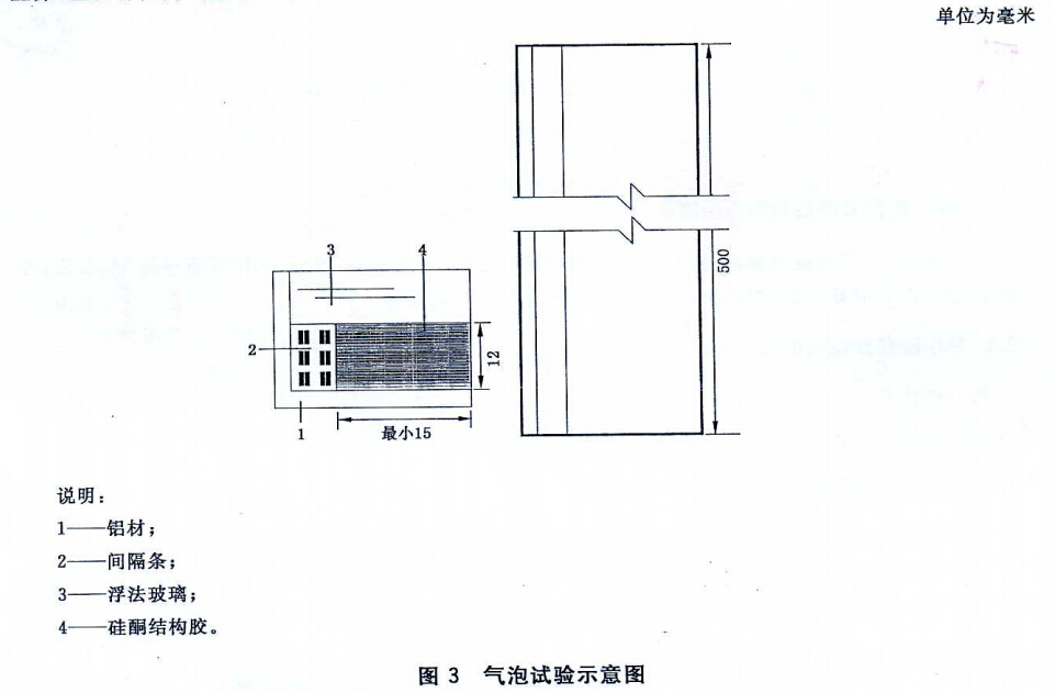 图3气泡试验示意图