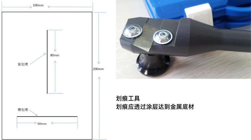 样板制备(划痕)
