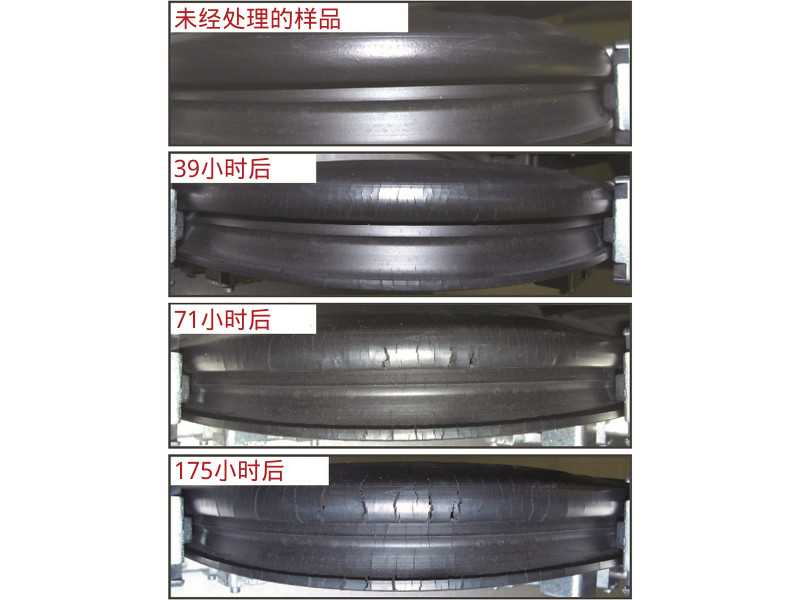 橡胶件臭氧老化测试案例