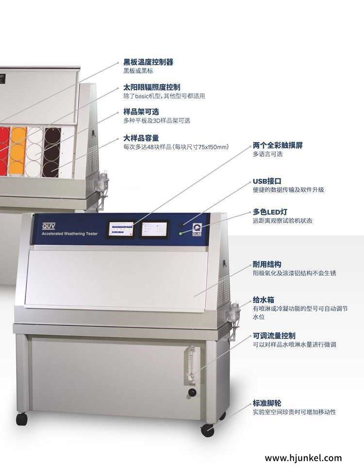 皮革鞋面涂层油漆灯具塑钢瓦材料紫外耐黄变老化测试箱详情图6